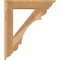 Ekena Millwork Olympic Traditional Rough Sawn Bracket, Western Red Cedar, 4"W x 24"D x 28"H BKT04X24X28OLY01RWR - alternate 2